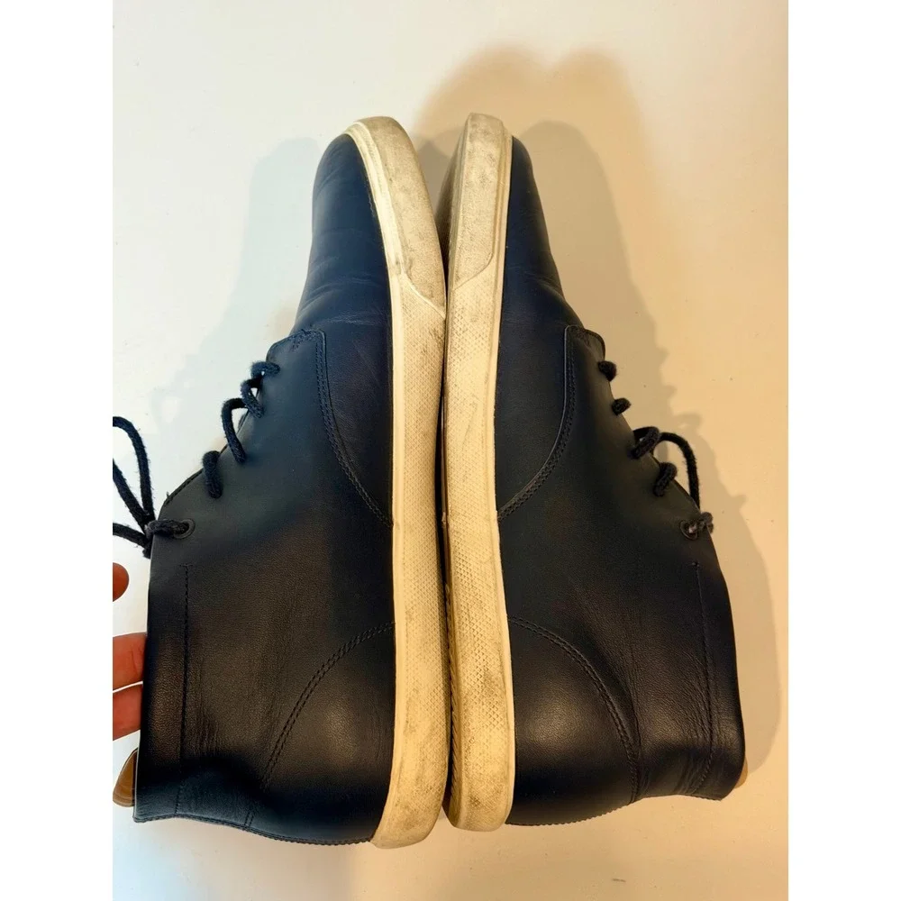 Lacoste Espere Chukka 317 1 Ankle Boots Sneaker Mens 13‎ Blue Leather Lace Up